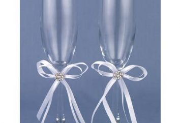 Hochzeit Glas seiner eigenen Hände: es ist leicht und einfach