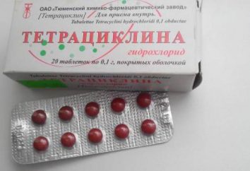 Tabletki „Tetracyklina Chlorowodorek”: Instrukcje dotyczące stosowania, dawkowanie, skład, cena