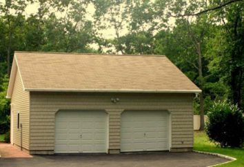 Garage mit Dachboden: Projekte, den Bau