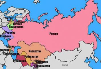 Anrainerstaaten Russland. Russische Staatsgrenze