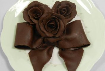 Cómo hacer rosas de chocolate?