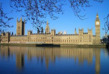 Casas do Parlamento em Londres. Palácio de Westminster (descrição)