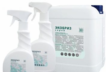 „Ekobriz“ Spray (antiseptisch): Gebrauchsanweisung, Analoge und Bewertungen