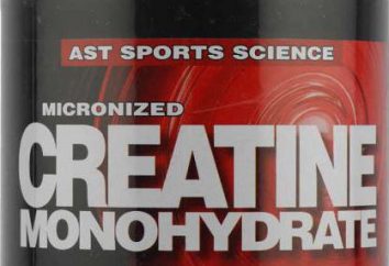 Creatina Monohidrato (creatina) efeitos colaterais, aplicação, revisões