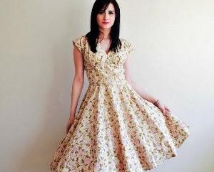 Créer une image rétro: mods robe des années 50
