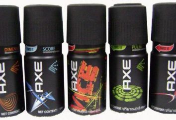 Deodorants Ax: Bewertung und Spezifikationen