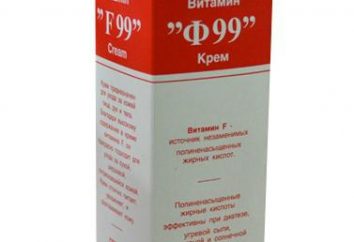 Cuidados com a pele: "A vitamina F99" (creme). comentários de clientes, características e indicações de uso