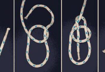 Comment faire des nœuds sur une corde? Les unités les plus fiables