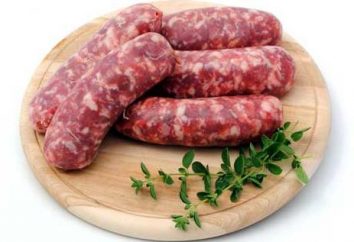 Domowe kiełbaski w jelicie: przepis (mielenia mięsa) wołowiny