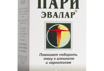 Supplemento "Pari Evalar" come un aiuto nella lotta contro alcolati e narkozavismostyu