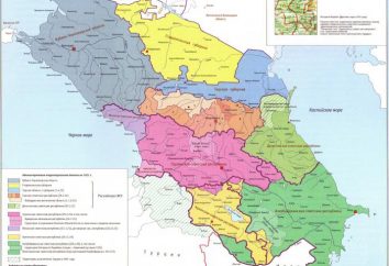 La position géographique du Caucase et de ses caractéristiques du Nord