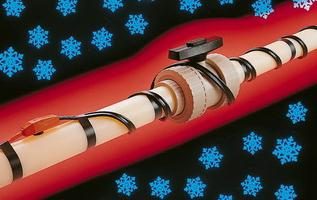 Cable calefactor para tuberías de agua, desagües y las alcantarillas