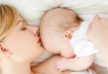 Buona allegato con l'allattamento al seno: raccomandazioni postura