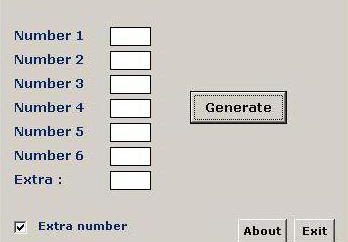 Descripción: El generador de números para la lotería