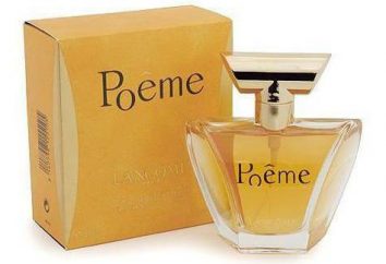 Espíritus "Lancome poema» (Poeme Lancome): Descripción de sabor, comentarios. perfume de las mujeres "Poema" de la "Lancome"