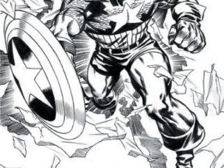 Cómo dibujar el Capitán América? Crear un superhéroe! Descripción detallada con dibujos de paso