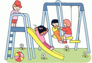 Die Freude eines Kindes: Kinderspielplatz mit seinen eigenen Händen