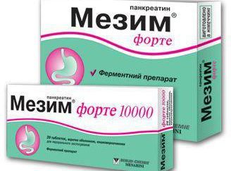 Instrucciones de uso "Mezim forte 10000". Descripción del fármaco, revisiones