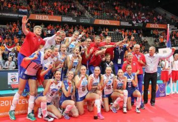 equipo de voleibol nacional de Rusia las mujeres en la víspera del torneo olímpico