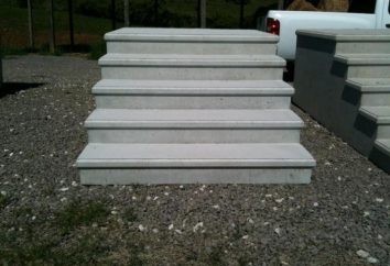 Wzmocnionego betonu i stopnie schodów: opis, cechy i wymiary GOST