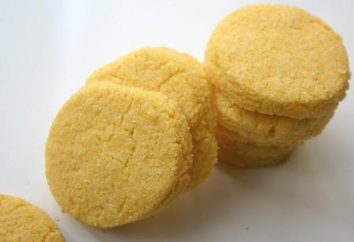 biscuits savoureux de la farine de maïs. recettes de cuisine