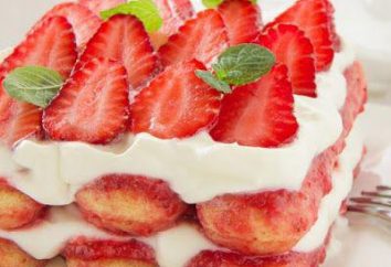 Strawberry tiramisu: ingrédients de la recette