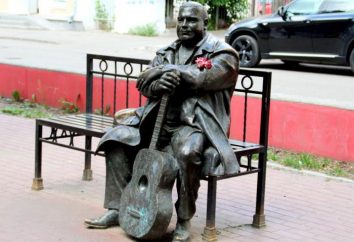Denkmal für Mikhail Krug in Tver: König russisches chanson von Fans