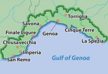 Italien, ligurischen Küste. Die Strände der ligurischen Küste. Rest an der ligurischen Küste