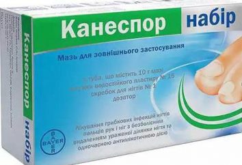 "Kanespor": comentarios. "Kanespor" – establece para el tratamiento de las uñas de pies y enfermedades fúngicas