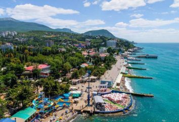 Alushta Böschung. Alushta – eine schöne Stadt der Krim