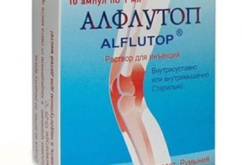 Drug „Alflutop“: Indikationen für die Verwendung