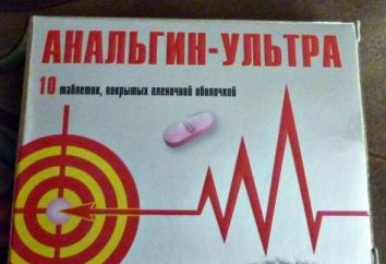 Tabletki „Analgin-Ultra”: instrukcje użytkowania i sprzężeniem zwrotnym