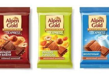 Alpen chocolate "oro": sólo los hechos