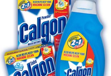 "Calgon": composição detergente para desincrustação