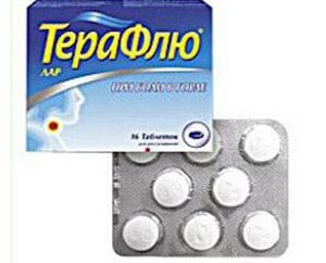 Drogue "Theraflu Lar". action pharmacologique, les indications et contre-indications