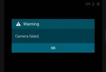 el fracaso a la cámara "Samsung": métodos de eliminación