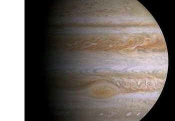 Planète Jupiter: anneaux, satellites, texture et faits intéressants