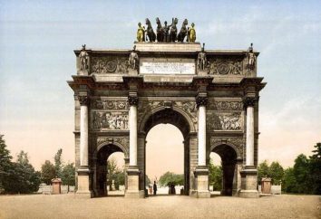 Arc du Carrousel: historia, styl architektoniczny, autorzy projektu i zdjęć