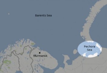 Mar de Pechora: descripción general y la ubicación