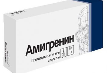 Drogas "Amigrenin": análogos en Rusia