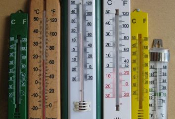 sala de termômetro: tipos, classificação, recomendações gerais sobre a aplicação da
