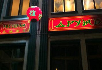 Restaurant chinois "Amitié": menu, intérieurs