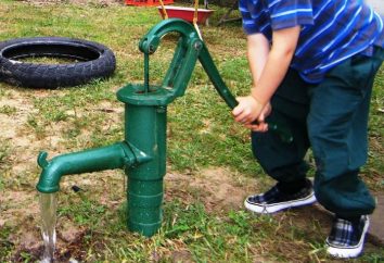La pompa a pistoni per l'acqua: il dispositivo e l'uso