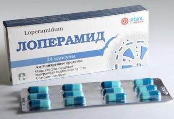 "Loperamide": comentários, instruções, indicações para o uso