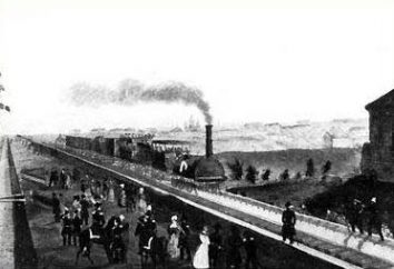 A primeira estrada de ferro na Rússia apareceu no século 19