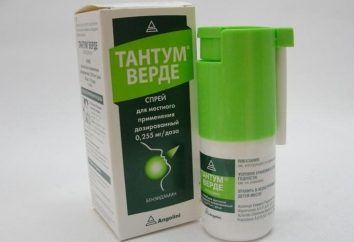 Medicinale "Tantum Verde": istruzioni per l'uso