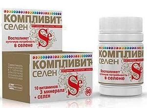 Una fonte supplementare di vitamine "Complivit Selenio"
