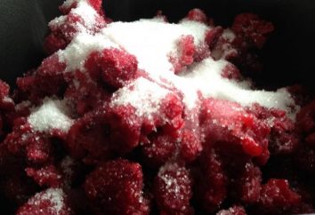 Jak szlifować maliny z cukrem na zimę? zdrowe recepty