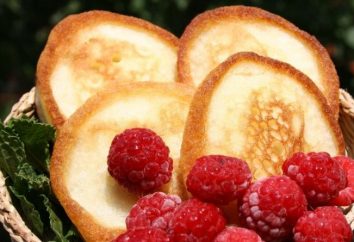 Pfannkuchen an Joghurt. Einfache Rezepte mit Beschreibung und Foto