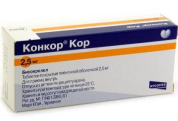 Lek „Concor” (tabletki), z którym jest on używany?